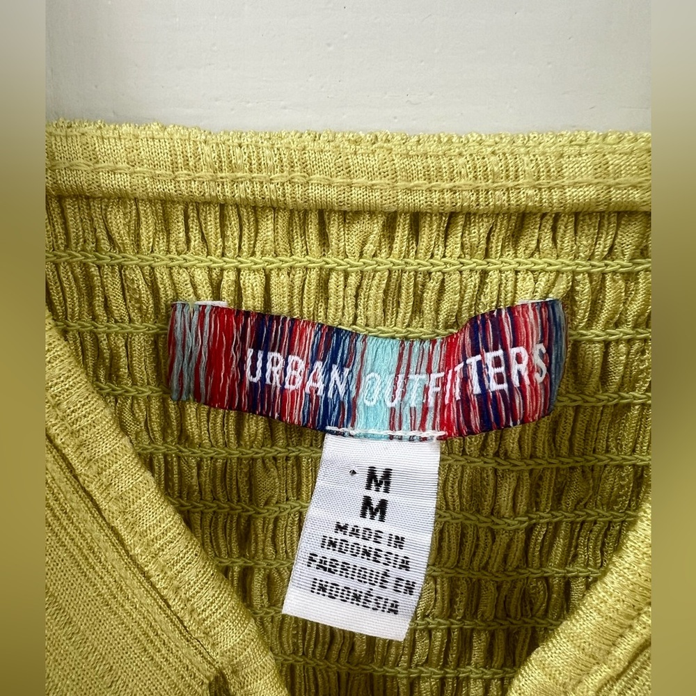 Urban Outfitters Corset Yellow Top - Picture 4 of 4